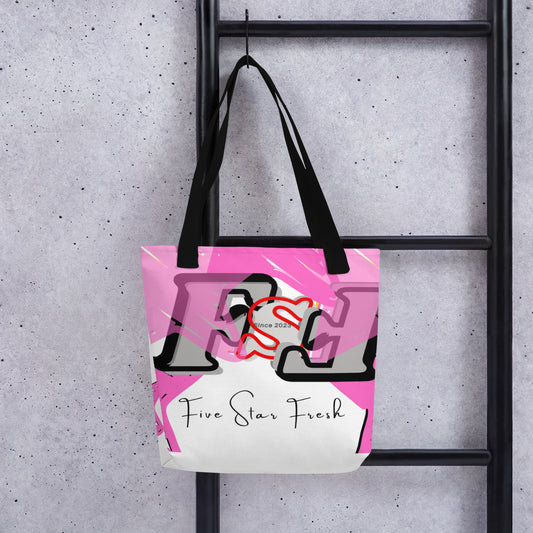'Pink' Big Star - Five Star Fresh Tote bag