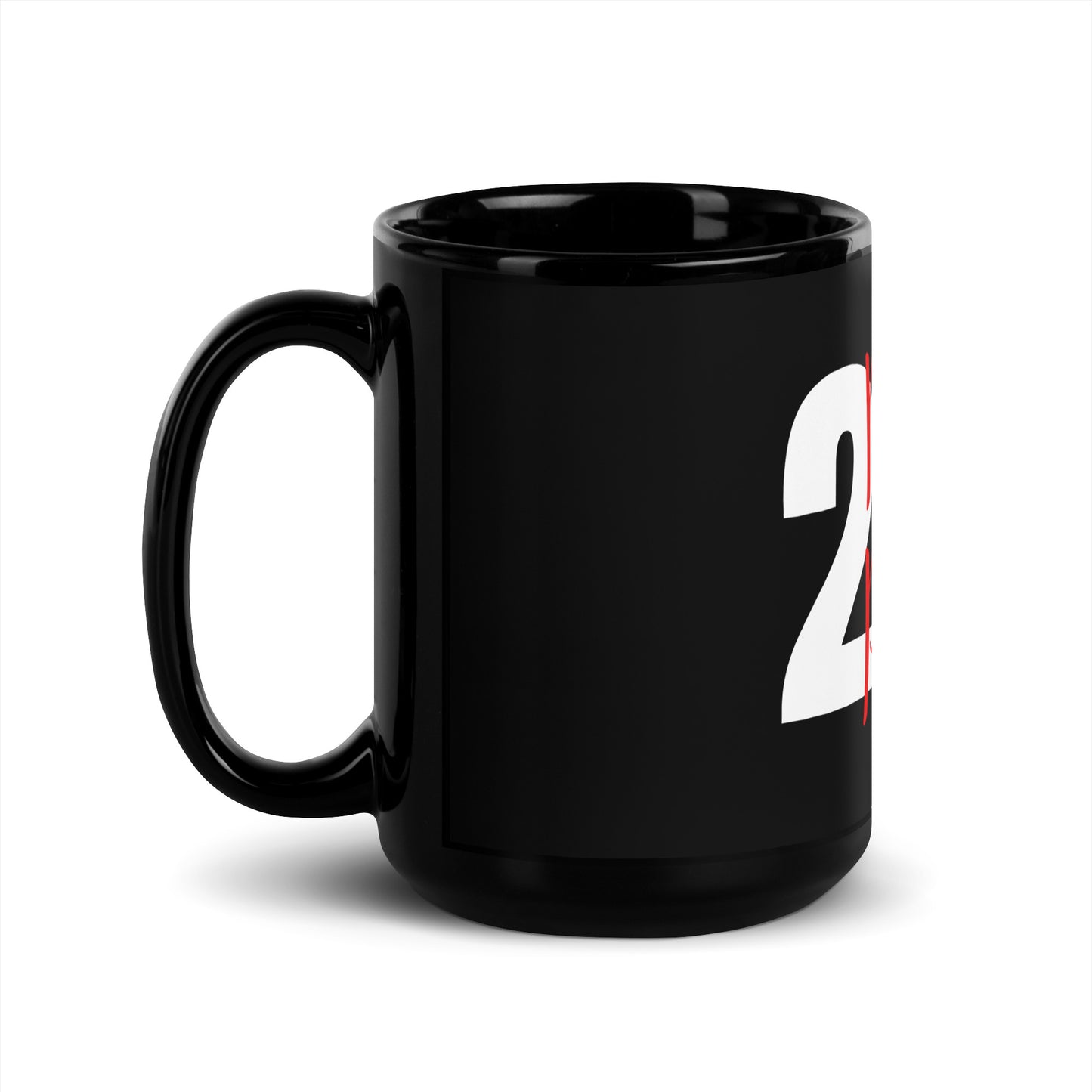 Black Glossy Mug 'TMP Logo' R/W