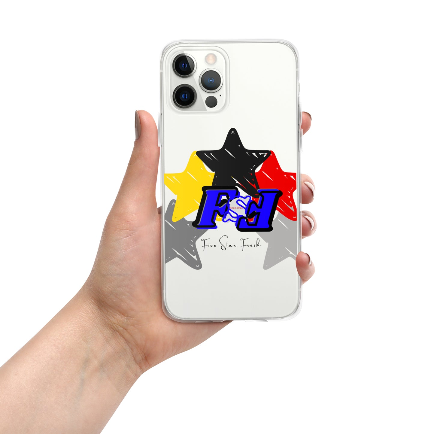 'Big Star' Dark - Five Star Fresh Clear Case for iPhone®