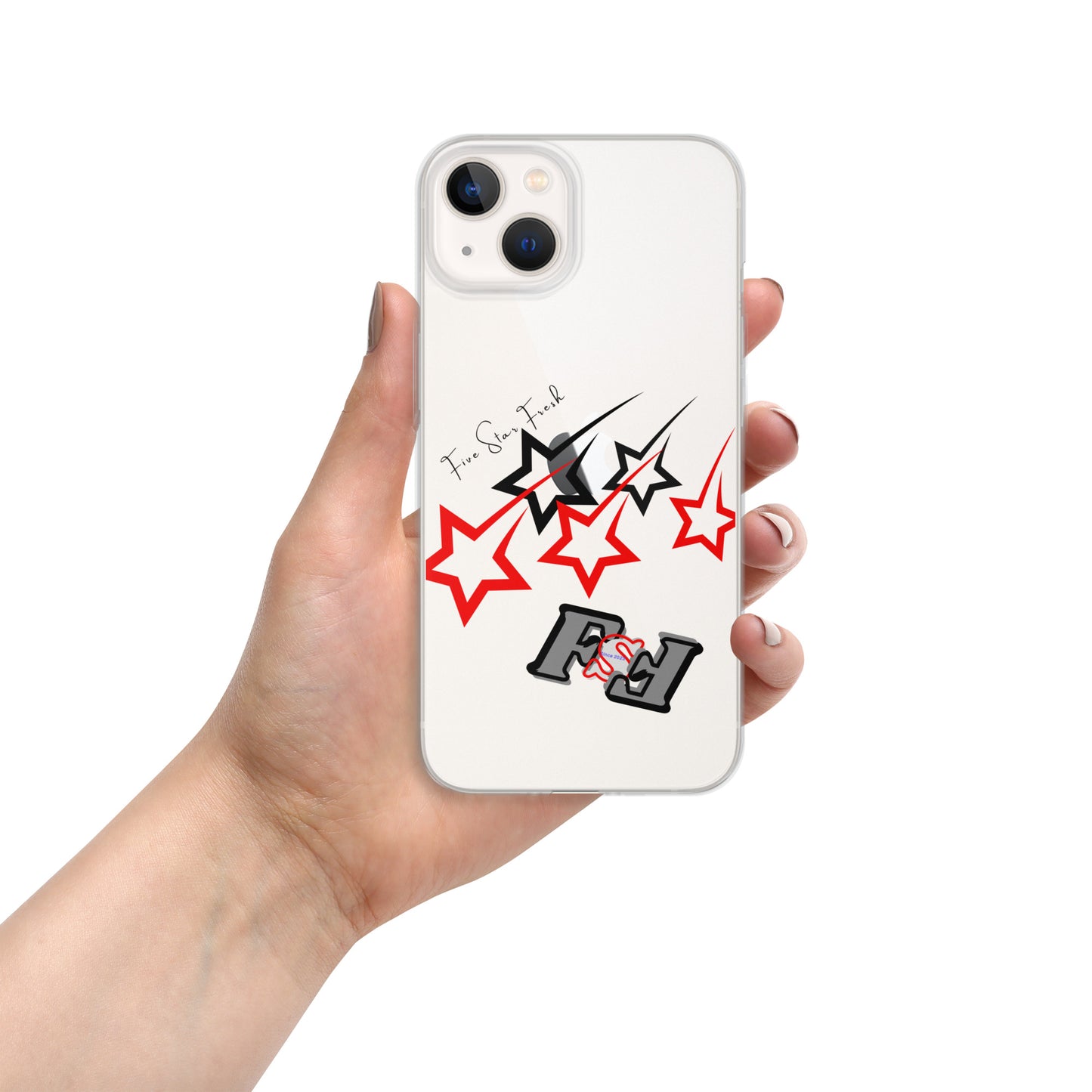 'Shooting Star' Dark - Five Star Fresh Clear Case for iPhone®