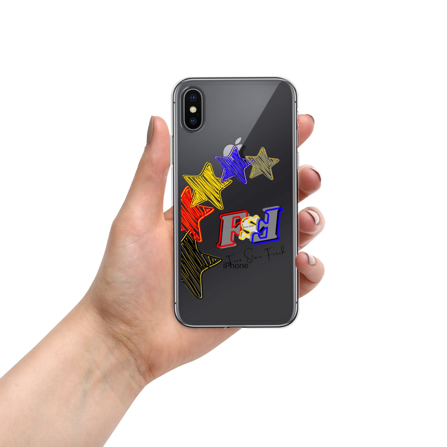 'Rising Star' Bright - Five Star Fresh Clear Case for iPhone®