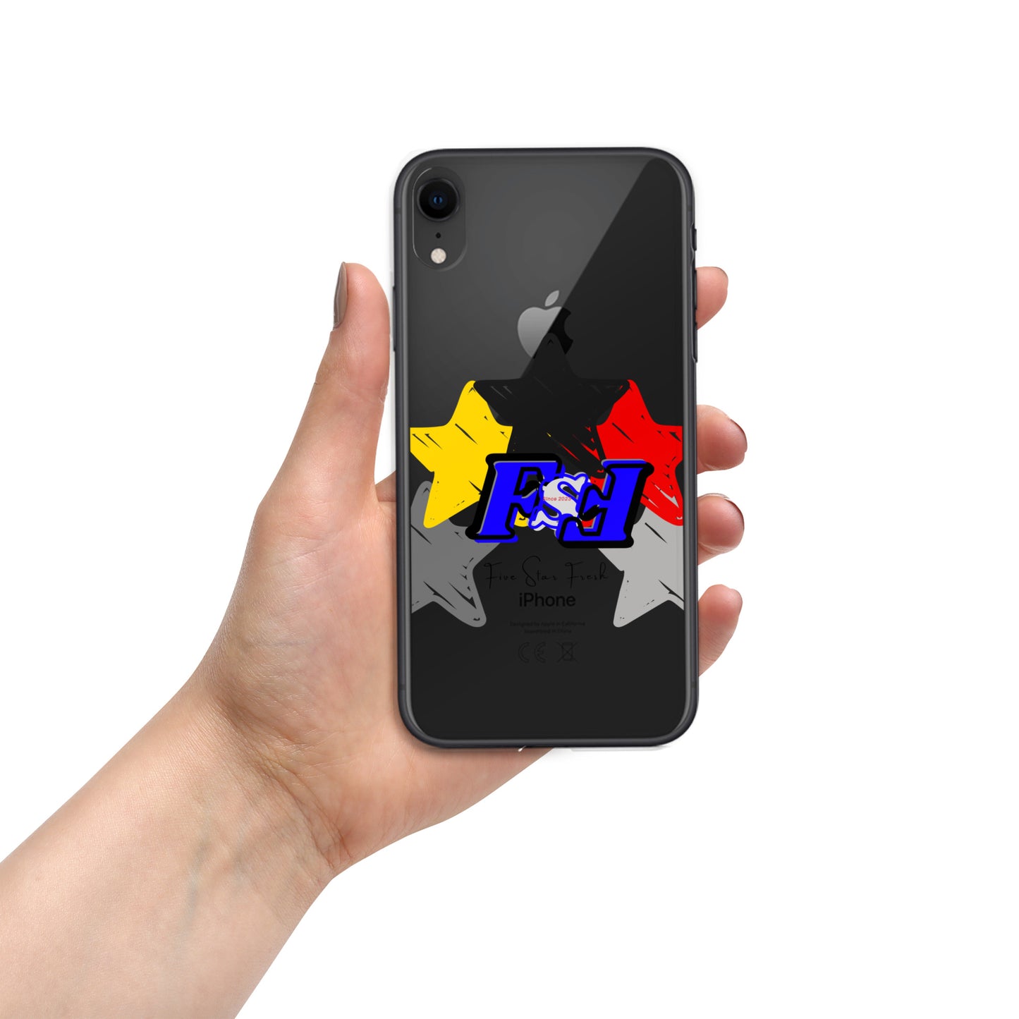 'Big Star' Dark - Five Star Fresh Clear Case for iPhone®