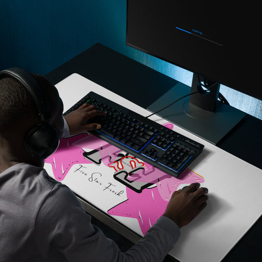'Pink' Big Star - Five Star Fresh Gaming mouse pad