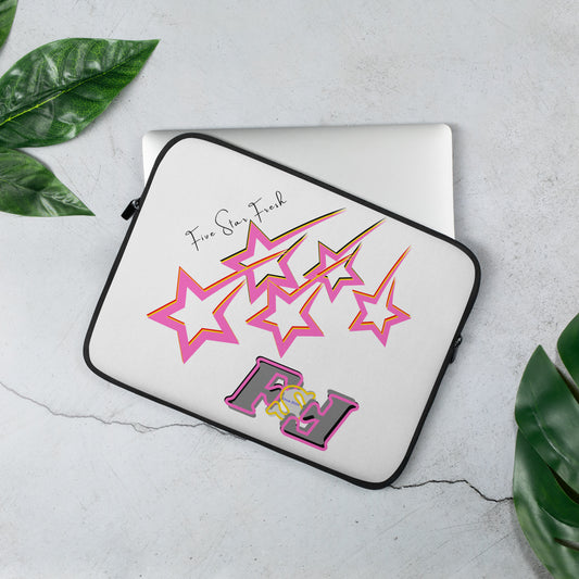 'Pink' Shooting Star - Five Star Fresh Laptop Sleeve