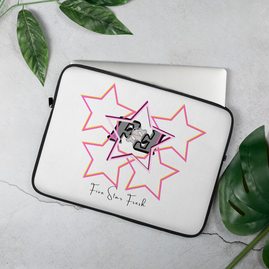 'Pink' Starz - Five Star Fresh Laptop Sleeve