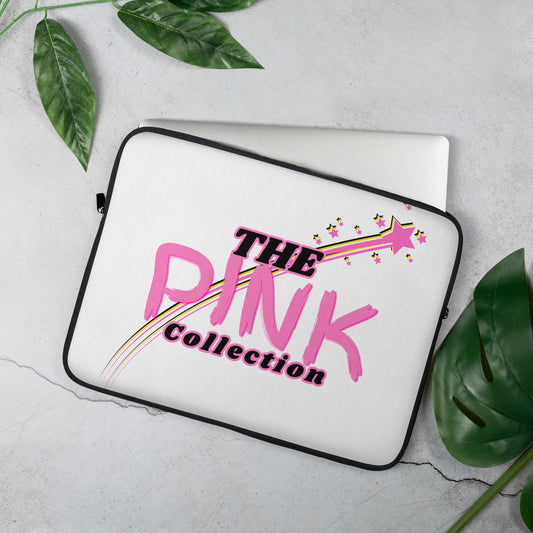 'The Original P.C.' - Pink Star - White Laptop Sleeve