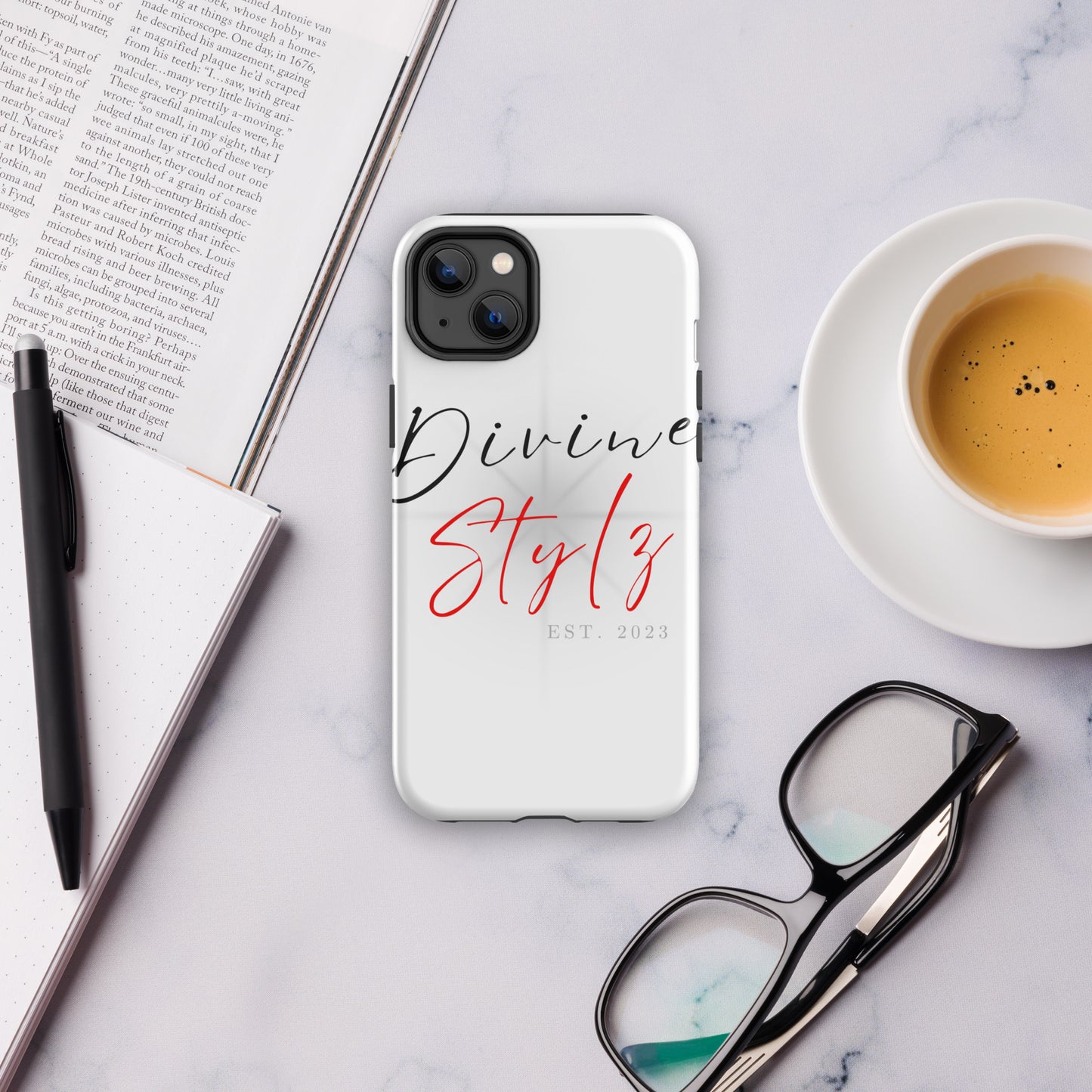 Tough Case for iPhone® Divine Stylz (White)