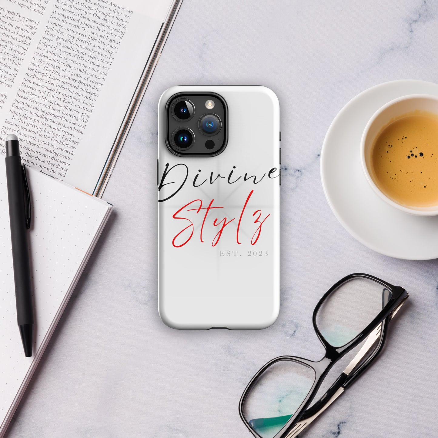 Tough Case for iPhone® Divine Stylz (White)