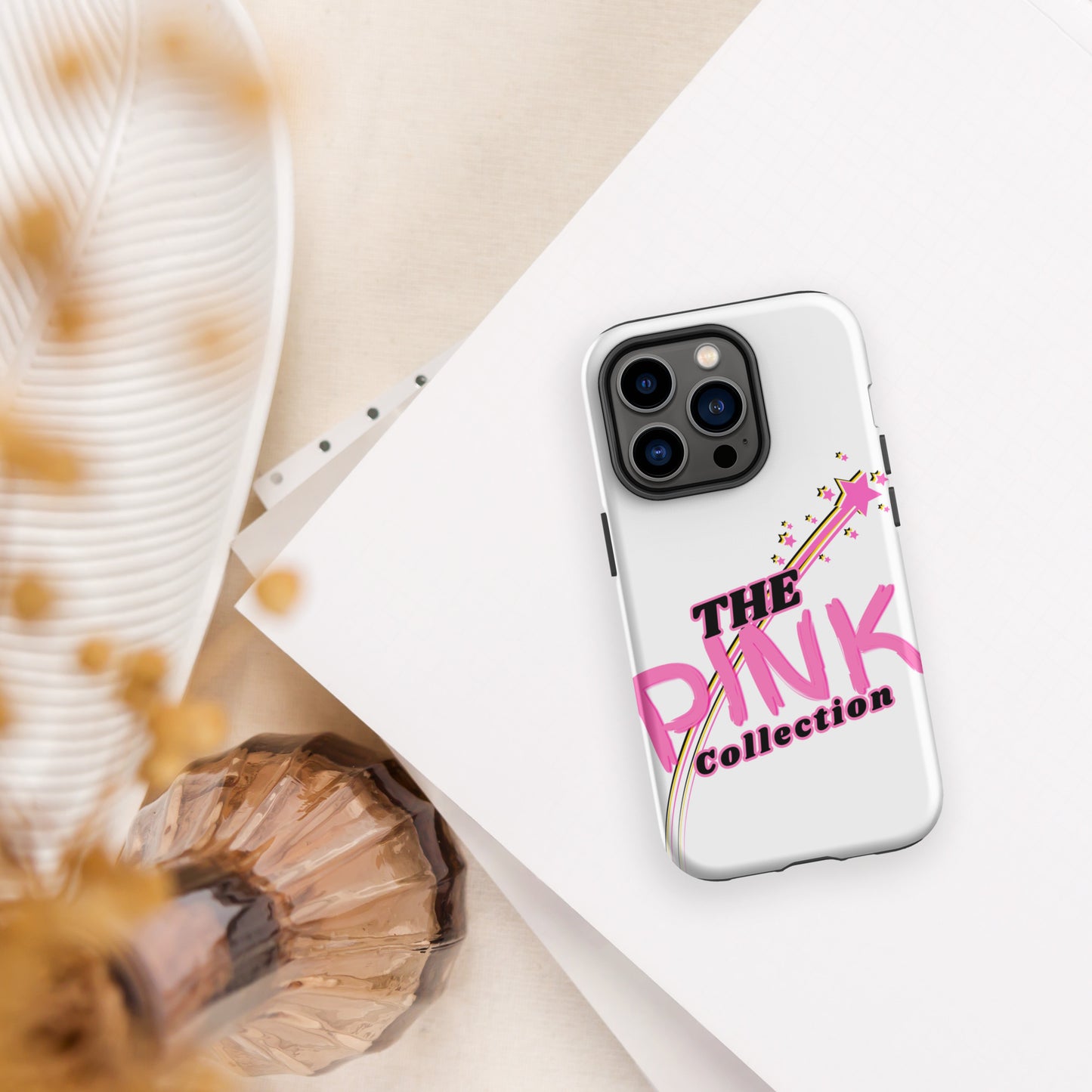 'The Original P.C.' - Pink Star - White Tough Case for iPhone®