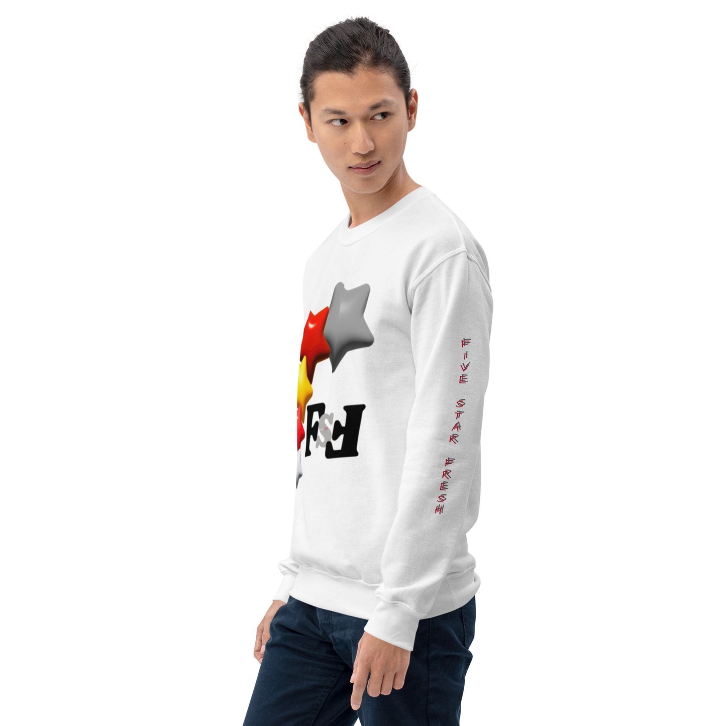 Unisex Sweatshirt 'Five Star Fresh' sleeve logo