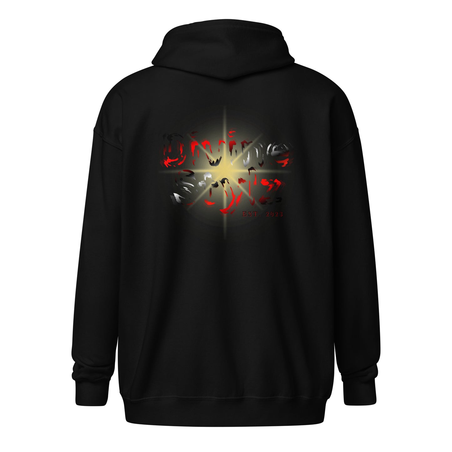 Unisex heavy blend zip hoodie - Divine Stylz 'Shattered Star'