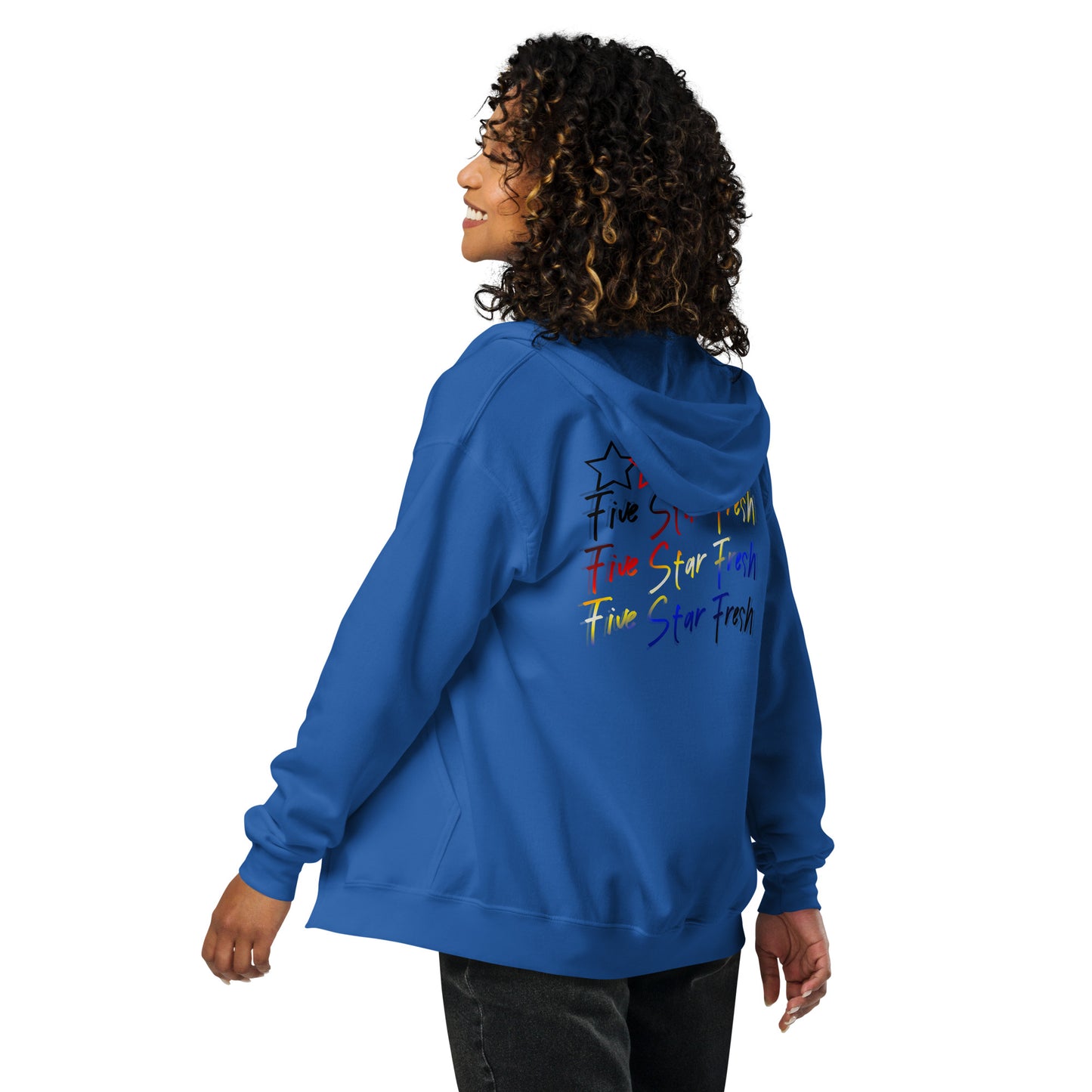 Unisex heavy blend zip hoodie - FSF Logo 'Multi-Stack'