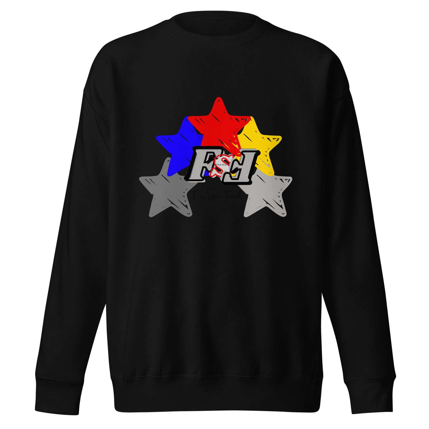 'Big Star' Bright - Five Star Fresh Unisex Premium Sweatshirt