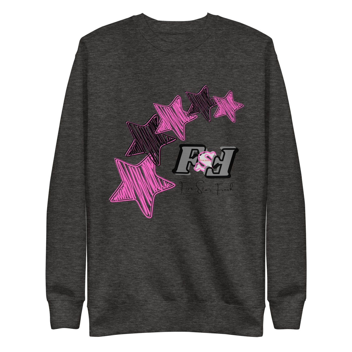 'Pink' Rising Star - Five Star Fresh Unisex Premium Sweatshirt