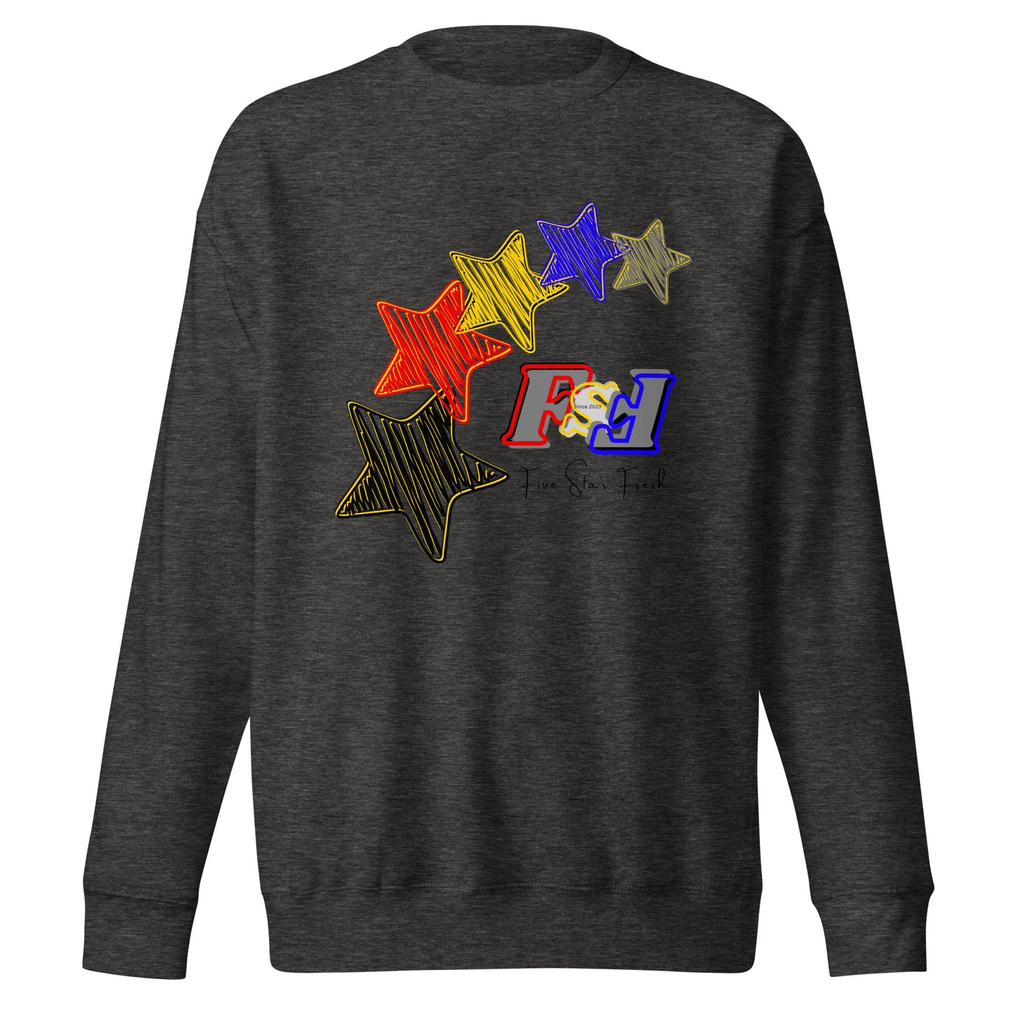 'Rising Star' Bright - Five Star Fresh Unisex Premium Sweatshirt