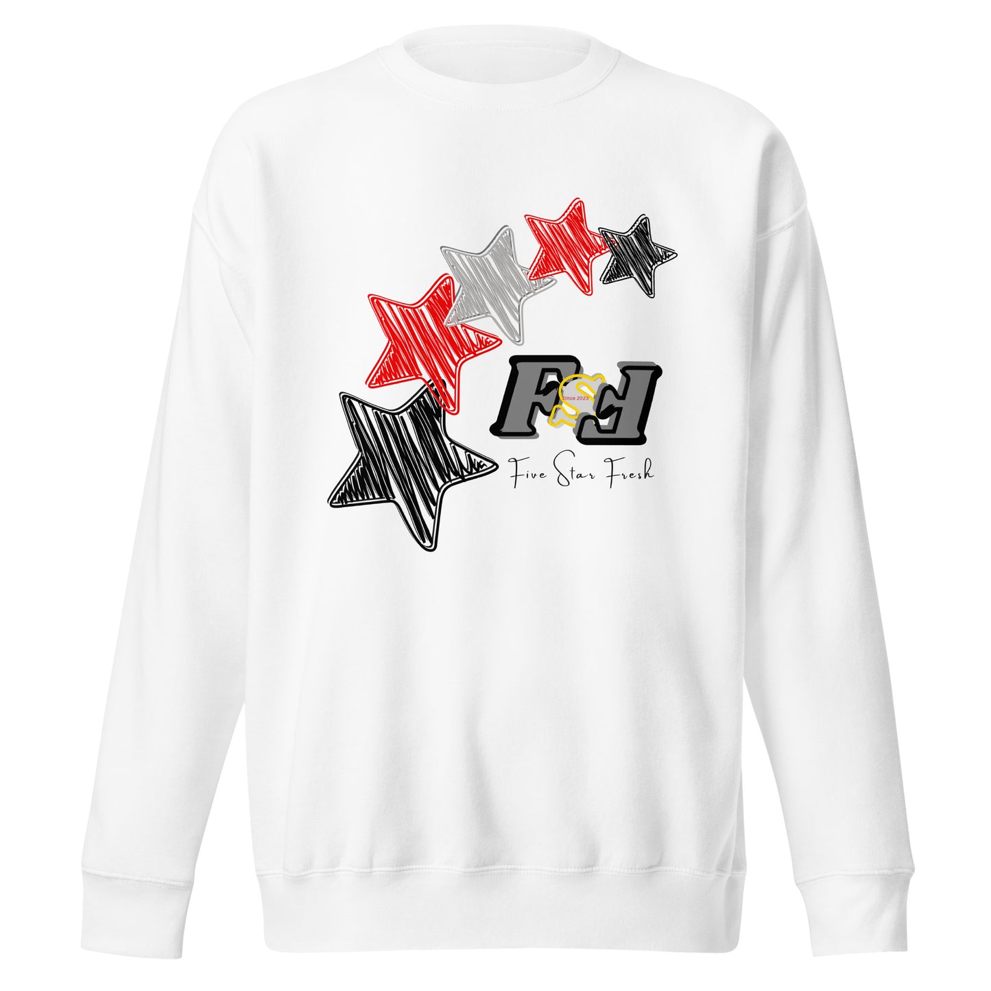 'Rising Star' Dark - Five Star Fresh Unisex Premium Sweatshirt