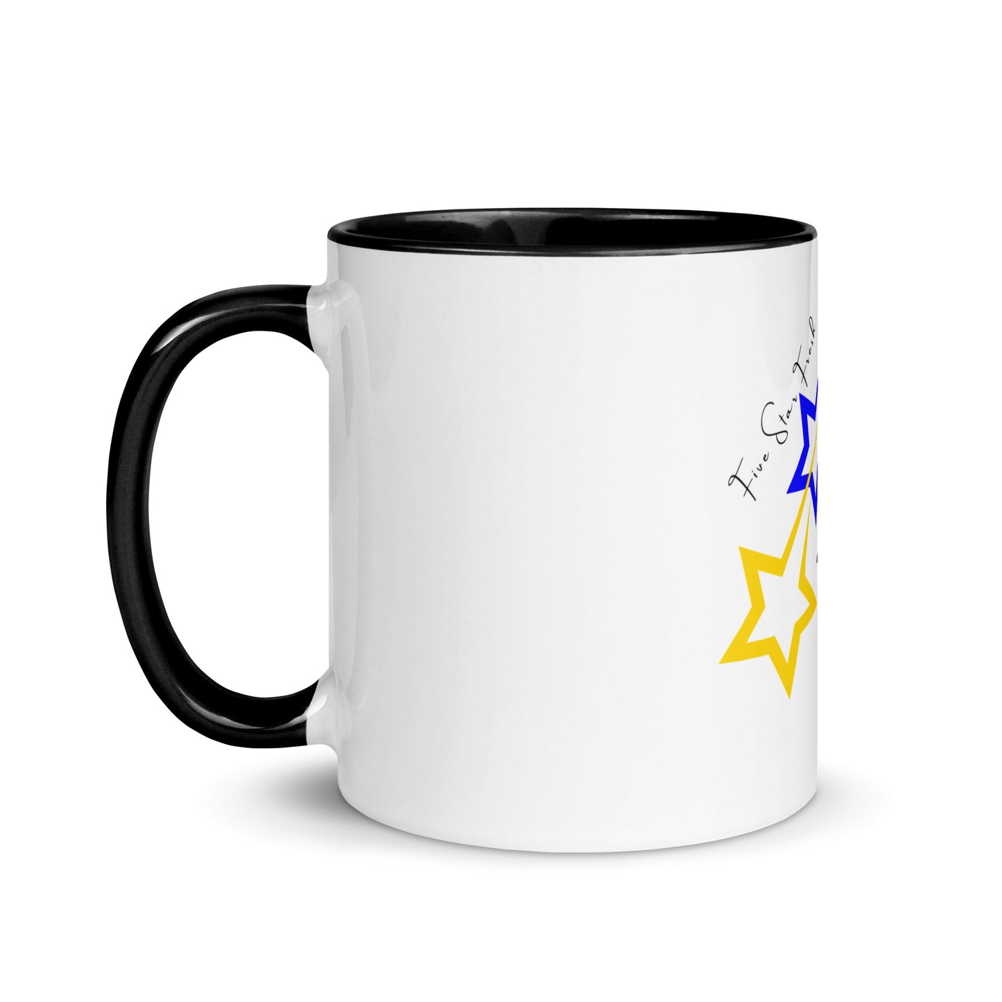 'Shooting Star' Bright - Five Star Fresh Mug with Color Inside