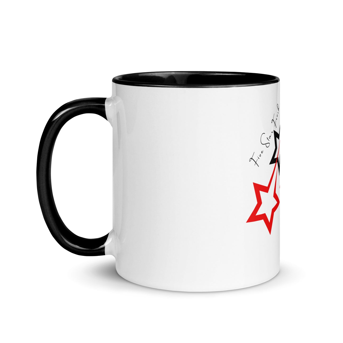 'Shooting Star' Dark - Five Star Fresh Mug with Color Inside