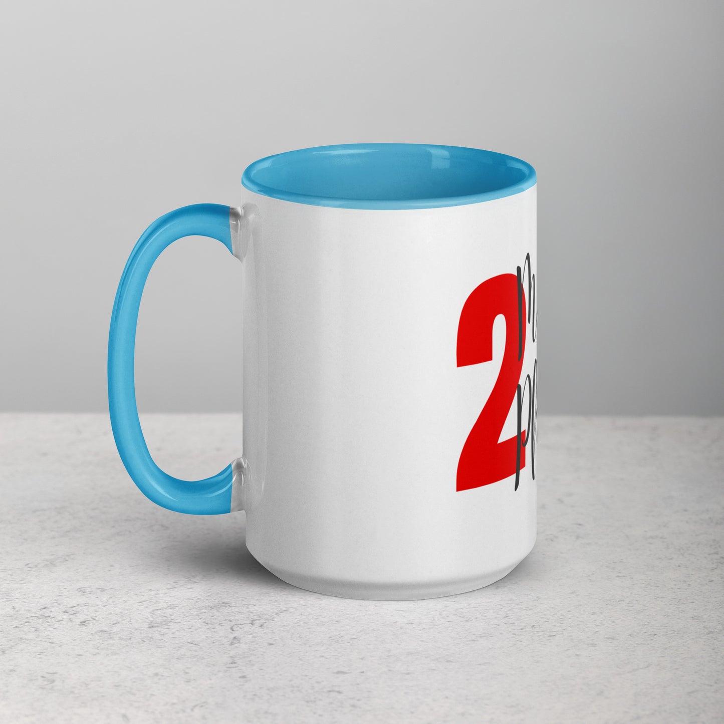 Mug with Color Inside 'TMP Logo' B/R