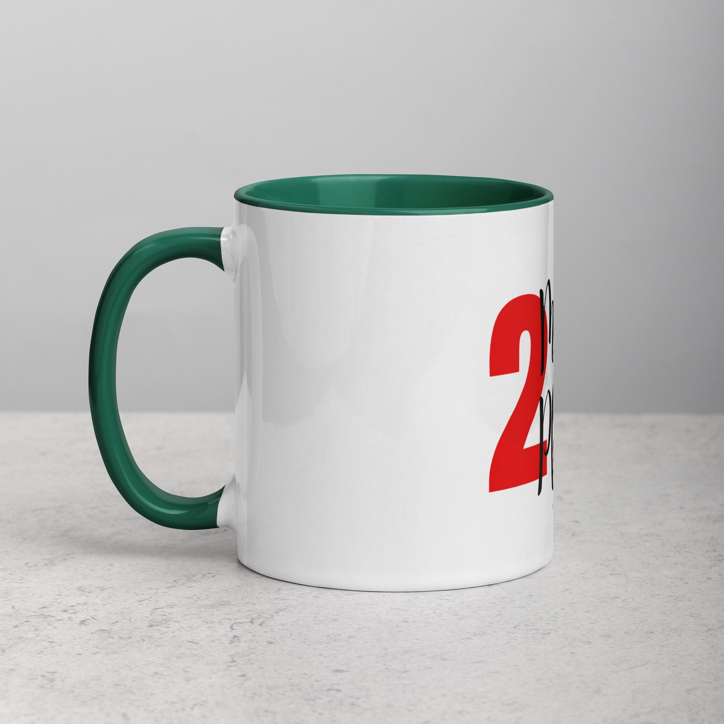 Mug with Color Inside 'TMP Logo' B/R