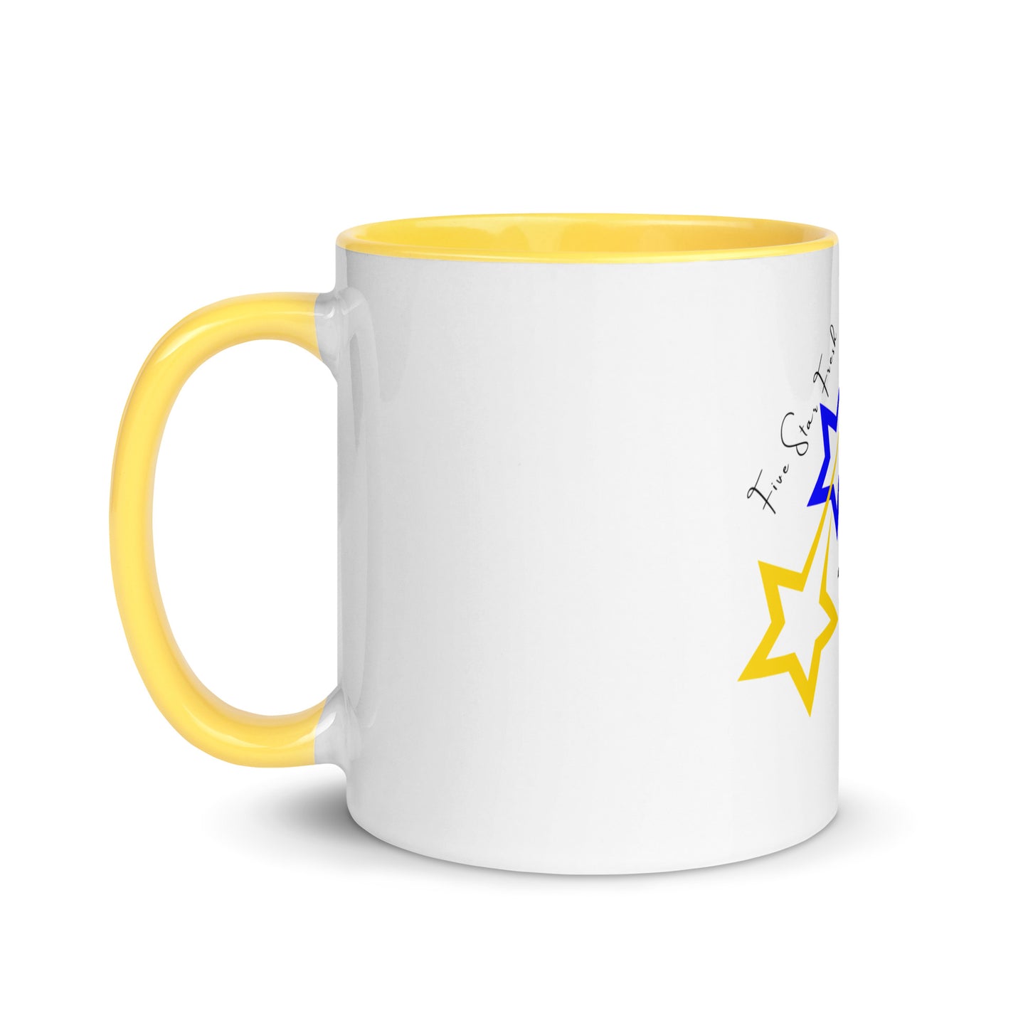 'Shooting Star' Bright - Five Star Fresh Mug with Color Inside