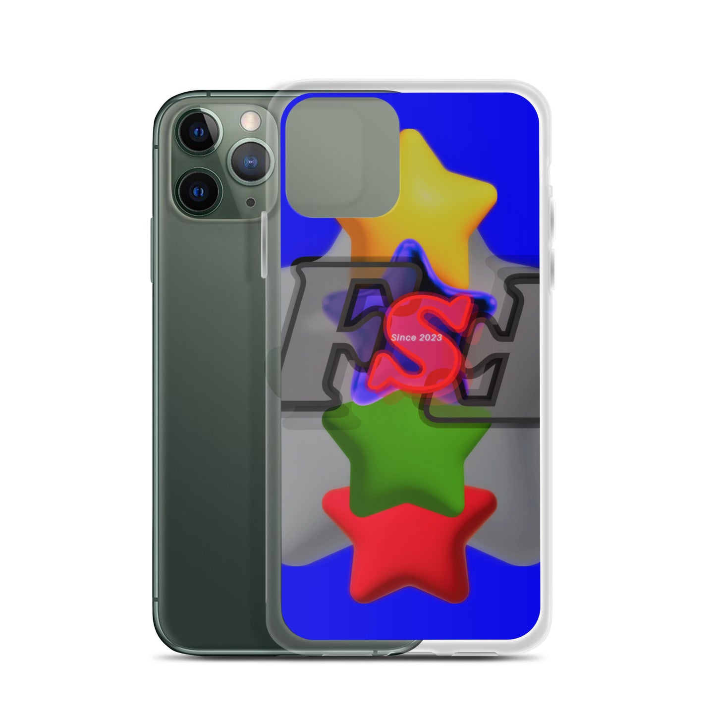 Clear Case for iPhone® 'FSF Grey' Elevated