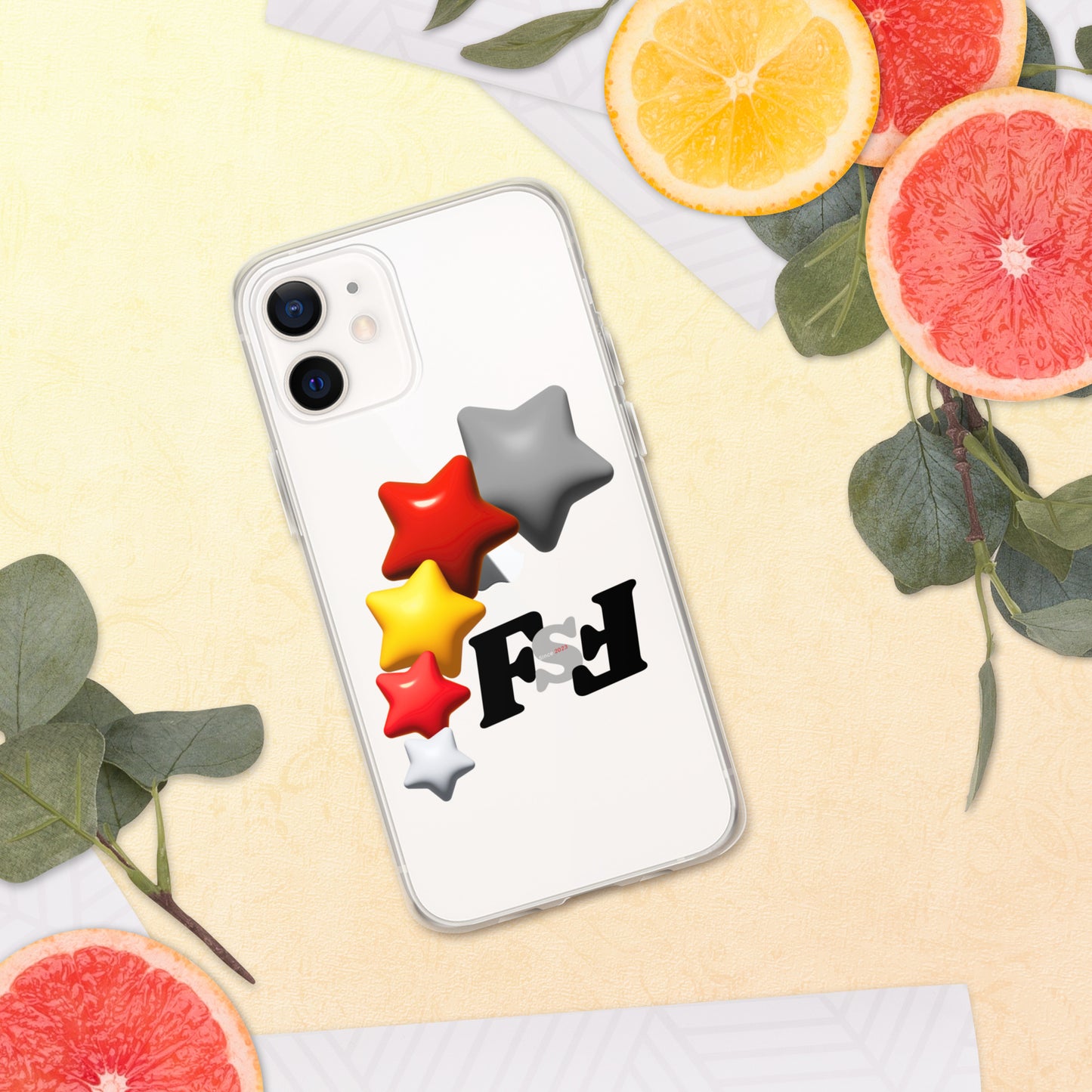 Clear Case for iPhone® 'Five Star Fresh' Logo