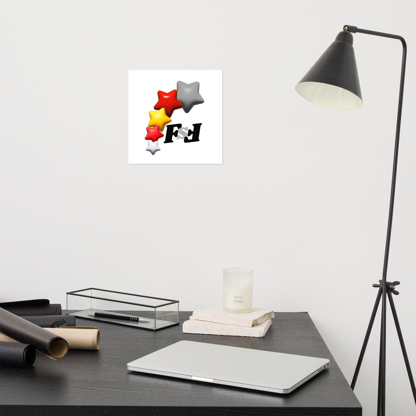 Photo paper poster 'FSF Logo'