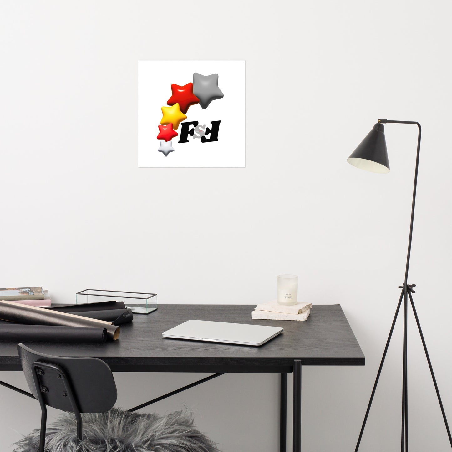 Photo paper poster 'FSF Logo'