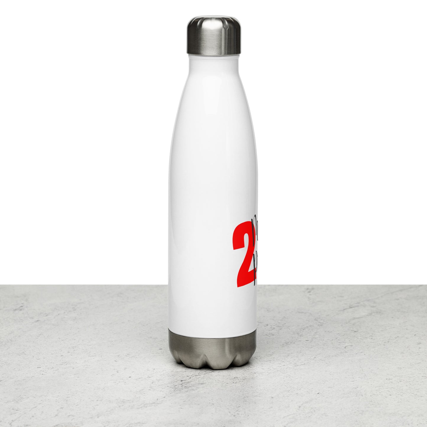 Stainless Steel Water Bottle 'TMP Logo' B/R