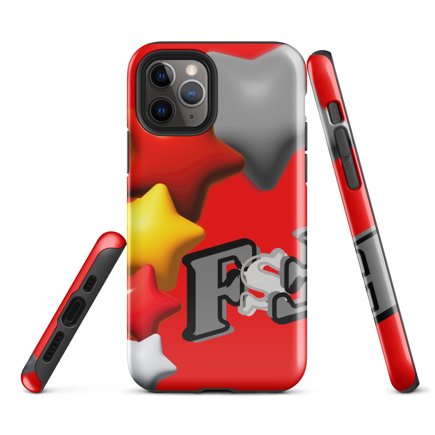 Tough Case for iPhone® FSF Logo Large (Red)