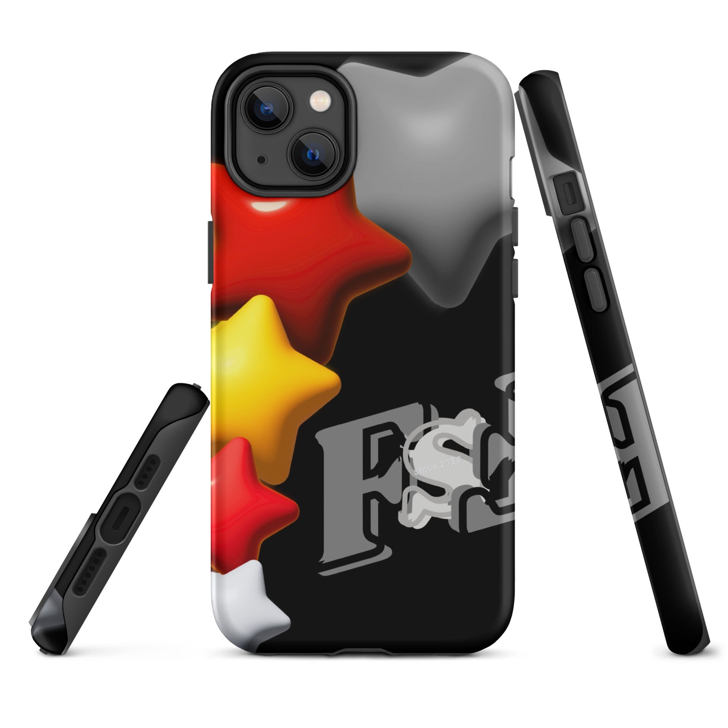 Tough Case for iPhone® FSF Logo Large (Black)
