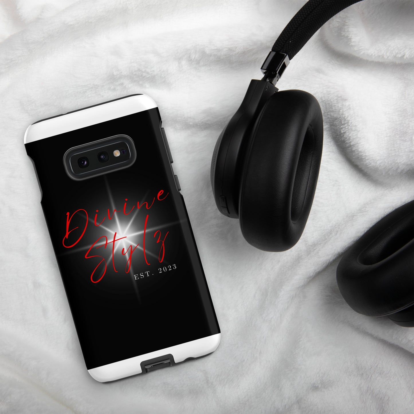 Tough case for Samsung® Divine Stylz Logo (B&W)
