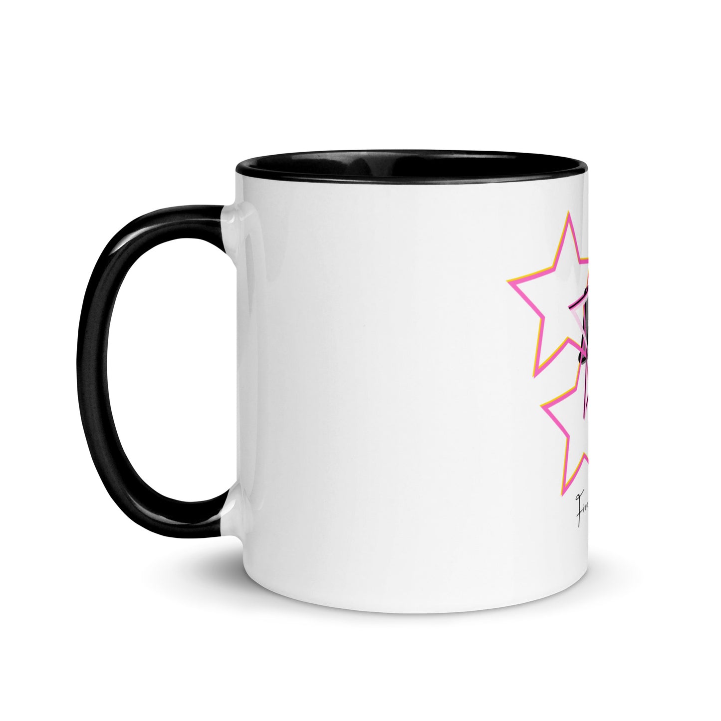 'Pink' Starz - Five Star Fresh Mug with Black Inside