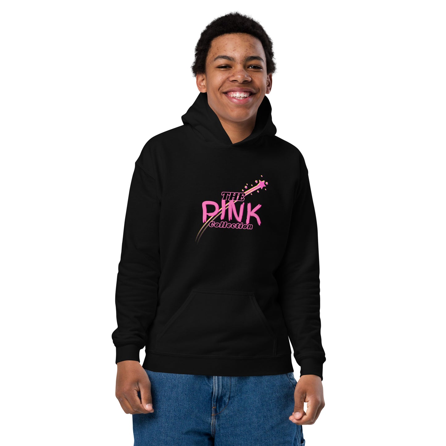 'The Original P.C.' - Pink Star - Youth heavy blend hoodie